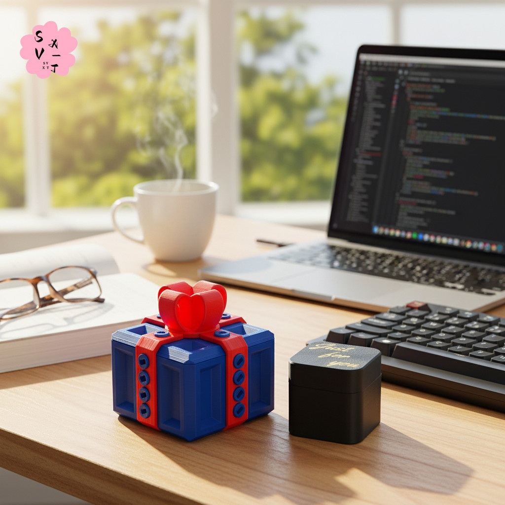 3D พิมพ์ Pop-Up Prank ของเล่น - ความเครียดบรรเทาของขวัญกล่องสําหรับ Office Home Party