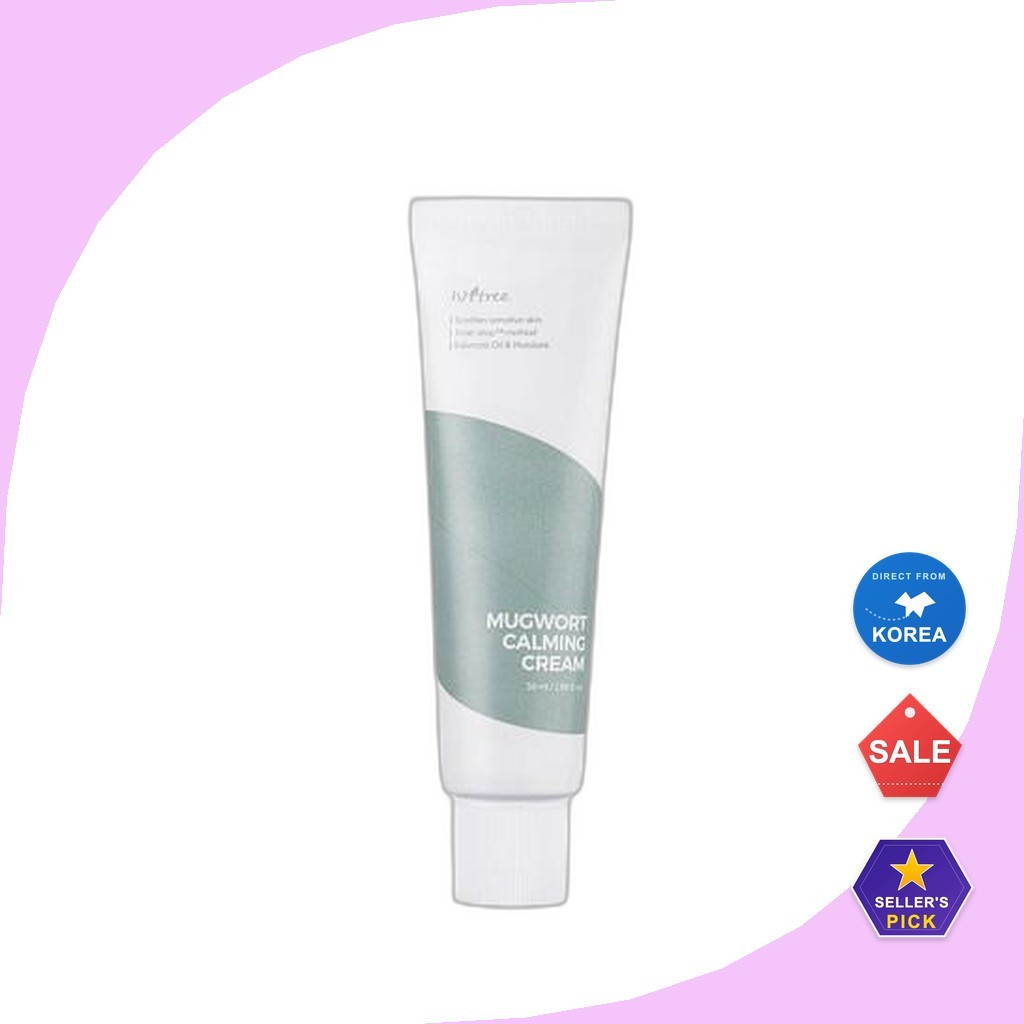 [Isntree] Mugwort Calming Cream 50ml / ครีมโกฐจุฬาลัมพาเกาหลี / สูตรบางเบา / ของแท้ 100% โดย Studio 