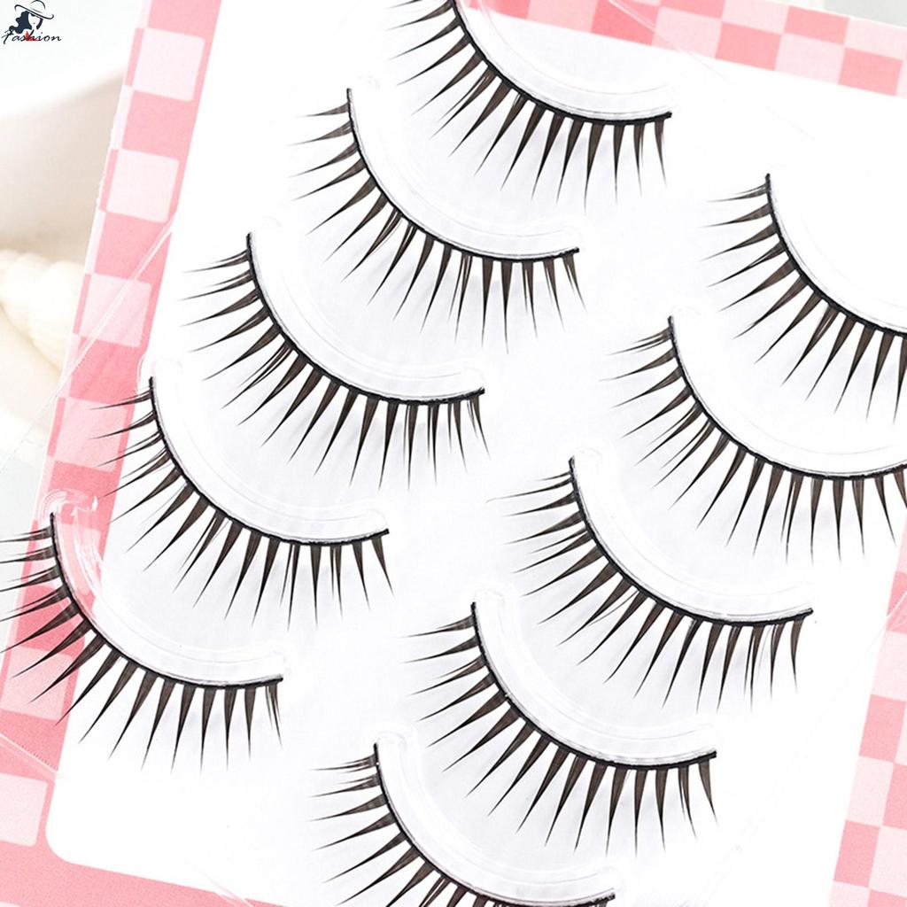 ขนตาปลอม Feathered Wing - สไตล์ญี่ปุ่น Natural Soft Wispy Lashes สําหรับแต่งหน้าทุกวัน