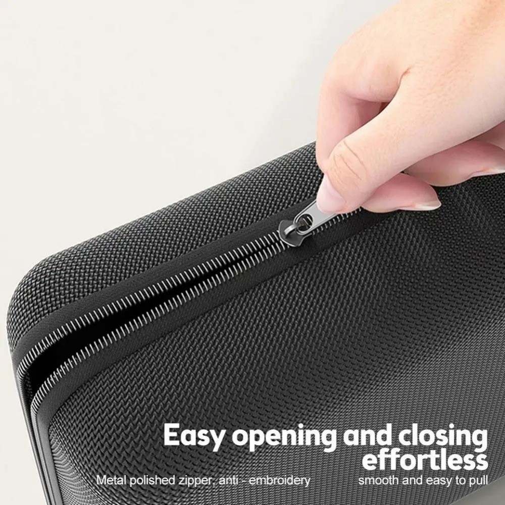 UUMIR ที่เก็บซิป, Travel 3 ขนาดถุงเก็บ,แบบพกพา EVA Multifunctional Organizer สําหรับเครื่องมือและอุปกรณ์เสริมกลางแจ้ง ราคา ถูกที่สุด ดีลบีเคเค แกลเลอรีภาพที่ 9