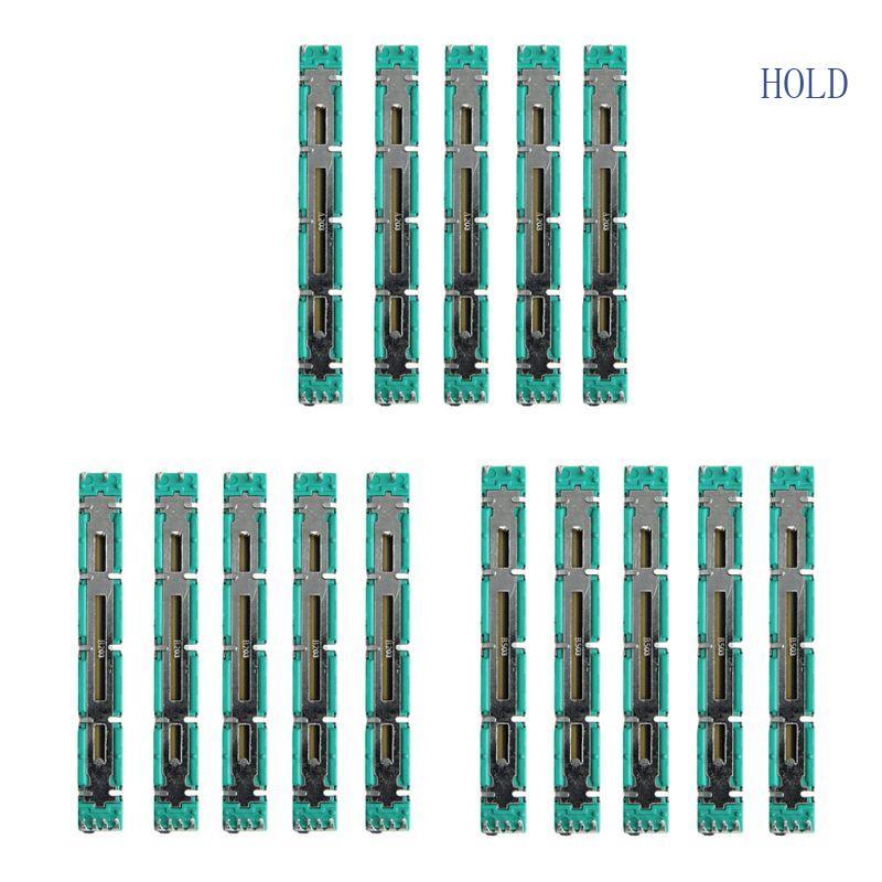 ฤดูร้อน 5 ชิ้น Professories Potentiometer A10K A20K A50K Original Duplex Potentiometer Mixer Fader 7