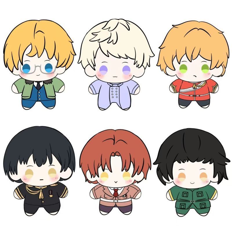 【พร้อมส่ง】hetalia ตุ๊กตา figure cosplay doll merch Arthur Kirkland Alfred F Jones Wang Yao ของขวัญ