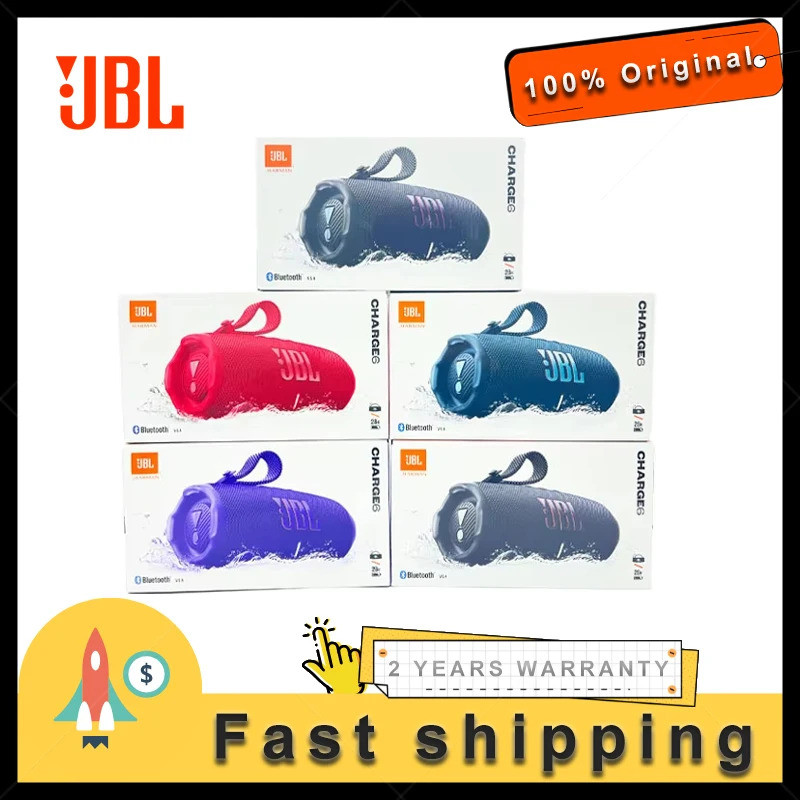 JBL CHARGE6 CHARGE6 ลําโพงบลูทูธไร้สายแบบพกพา JBL Original Al Sound Boost Speakers 24H Playtime jbl 
