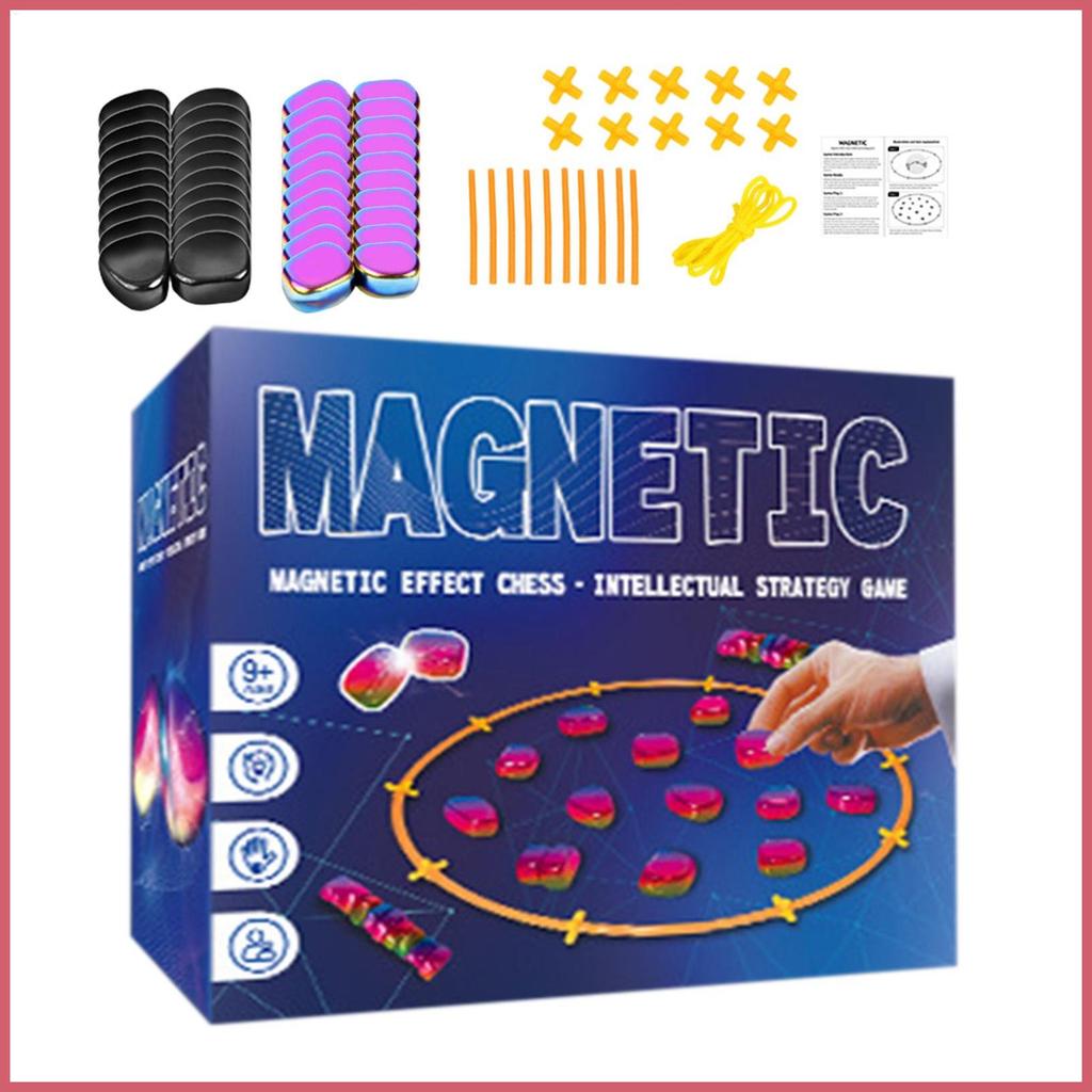 Double-Player Chess Game Magnet Chess Double-Player Board Game การออกกําลังกายการคิดเชิงตรรกะเด็กผู้