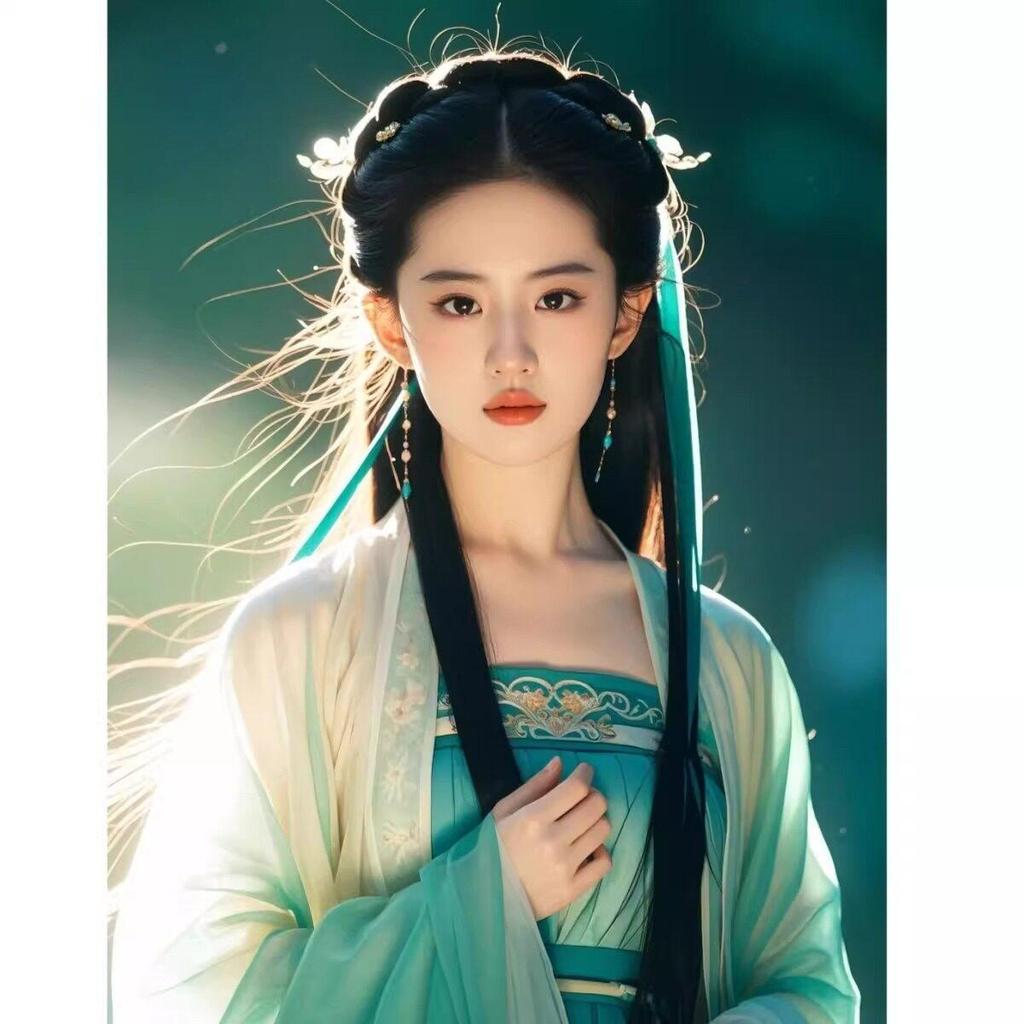 Liu Yifei ชุดโบราณ HD โปสเตอร์ Wall7