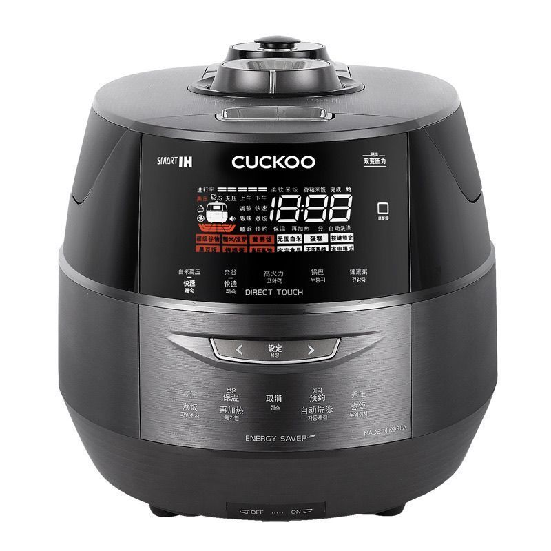 CUCKOO CUCKOO เกาหลีสมาร์ทในครัวเรือน IH หม้อหุงข้าวหม้อหุงข้าวมัลติฟังก์ชั่น 3L ลิตร FHTS0611FDDT