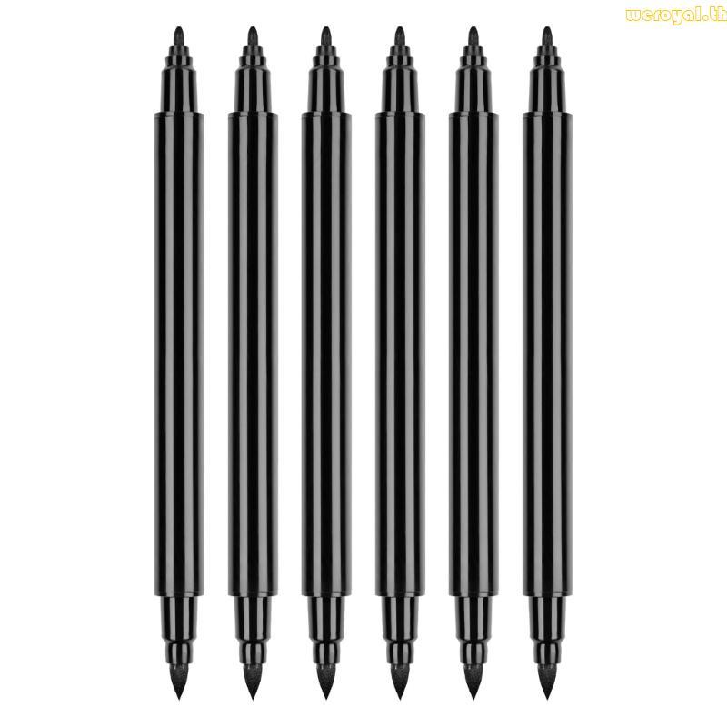 Weroyal Double Tip Fabric Paint Pen กันน้ําสําหรับตกแต่งเสื้อรองเท้าผ้าใบเสื้อผ้า