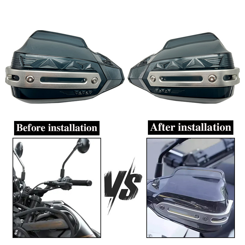 FสําหรับHimalayan450 Himalayan450 2024-2025 รถจักรยานยนต์Handguard Shield Hand Guard ProtectorกระจกH