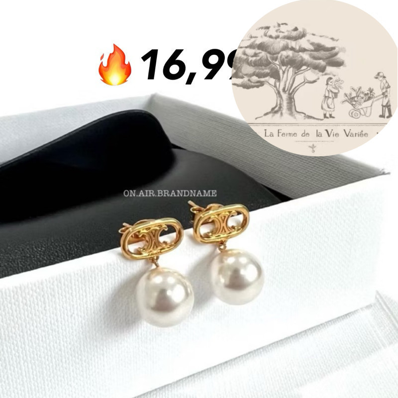 New celine earrings ต่างหู รุ่นมุก น่ารักมาก