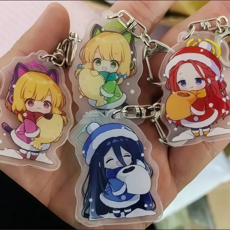 Blue Archive Anime Saiba Momoi Midori Alice Yuzu พวงกุญแจ อะคริลิคใส micha รุ่น ของขวัญสวยงาม ตกแต่ง