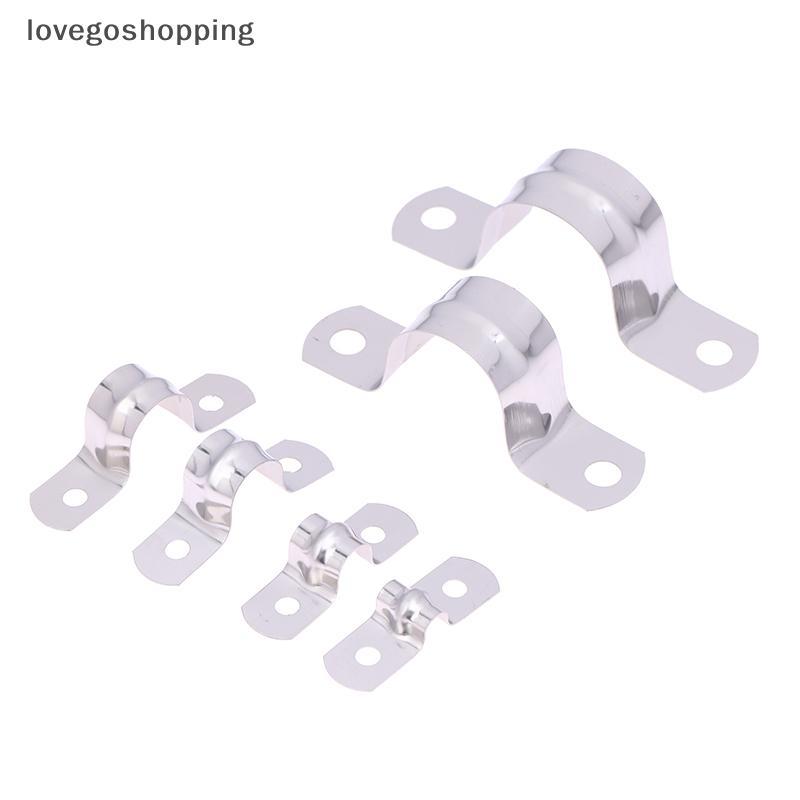 [LGO] สแตนเลส U-Shaped Tube Clamp อานโลหะ Tube Clamp U Conduit Braet สําหรับการใช้งานสําหรับงานหนัก 