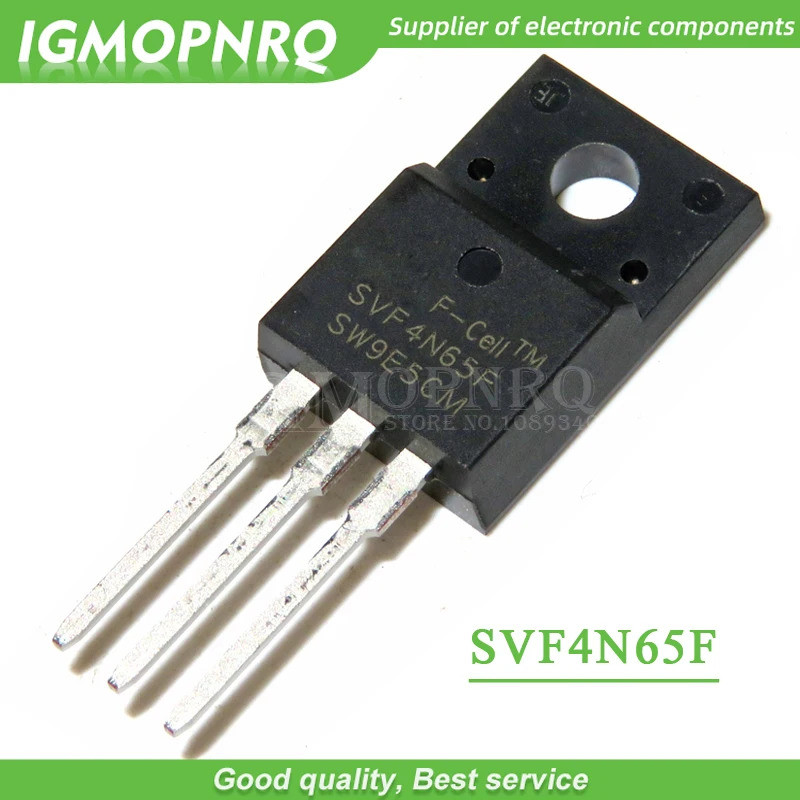10pcs SVF4N65F 4N65F SVD4N65F TO-220F SVF7N65F SVF12N65F mos field effect ทรานซิสเตอร์ 100% ใหม่