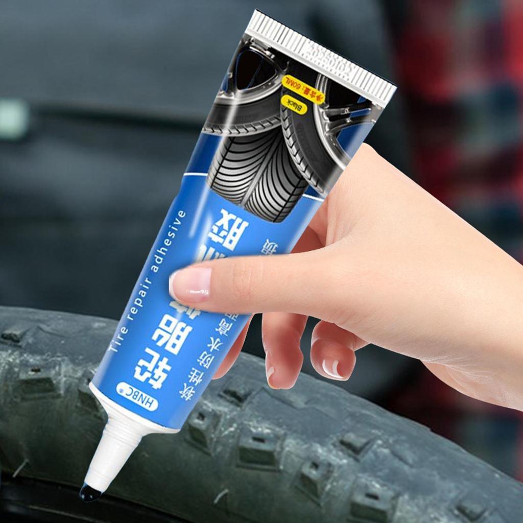 Tire Repair 60ml Car Tyre Fix Bonding Sealer Black Adhesive Tire Repair for Car Tractor Truck Motorc