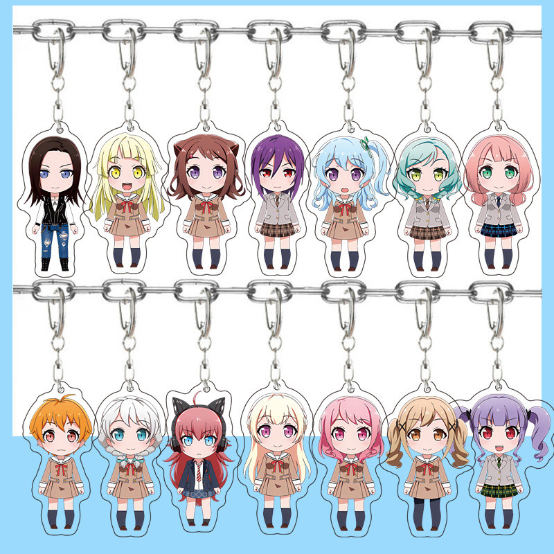 การ์ตูนอะนิเมะ BanG Dream! Its MyGO Soyo Nagasaki Anon Chihaya พวงกุญแจตัวเลขอะคริลิค
