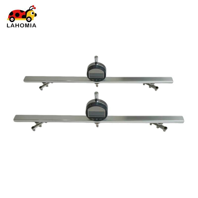 [Lahomia] Rod Neck Gauge เครื่องดนตรีสอบเทียบเครื่องมือโลหะไม้บรรทัดดิจิตอลสําหรับกีตาร์คอ Curvature Bridge Alignment