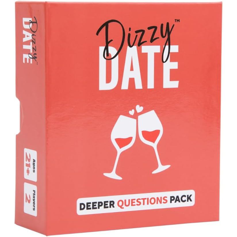 แรงดันเบียร์ Dizzy Date: The 2nd Date - Deeper Questions Expansion Pack การ์ดเกมสําหรับวันที่กลางคืน