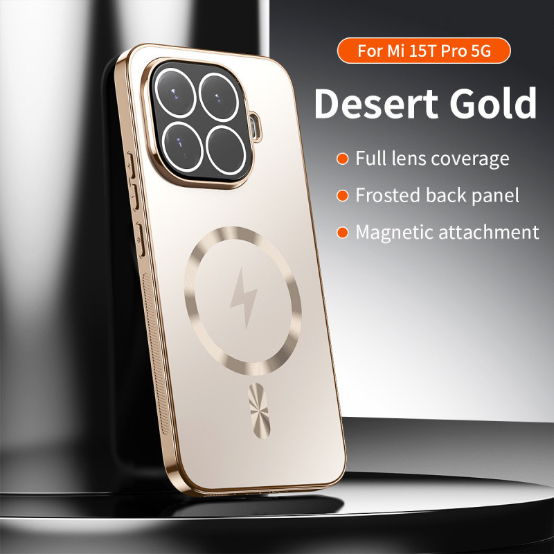 สําหรับ Xiaomi 15T Pro 14T Pro 17 Ultra 17 Pro Max 15 14 Ultra Luxury AG Frosted Magnetic Wireless Charge Full Lens Coverage Protection Hard กันกระแทกฝาครอบกันชน ราคา ถูกที่สุด ดีลบีเคเค