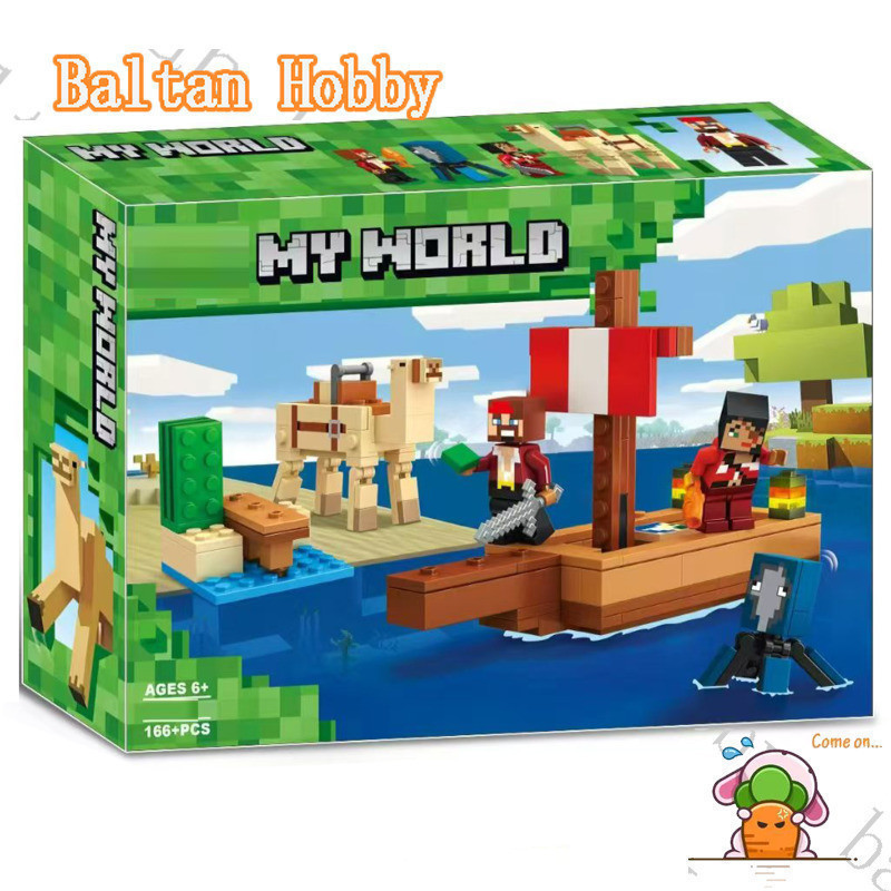 Dark ZAGI Toy AZ1X Minecraft 21259 The Pirate Ship Voyage