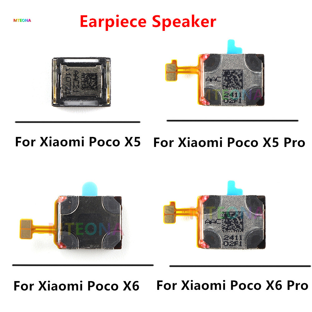 หูฟัง หูฟังหูฟังหูฟังด้านบน Sound Flex สําหรับ Xiaomi Poco X5 Pro X6 Pro โทรศัพท์ Buzzer Ringer เปลี