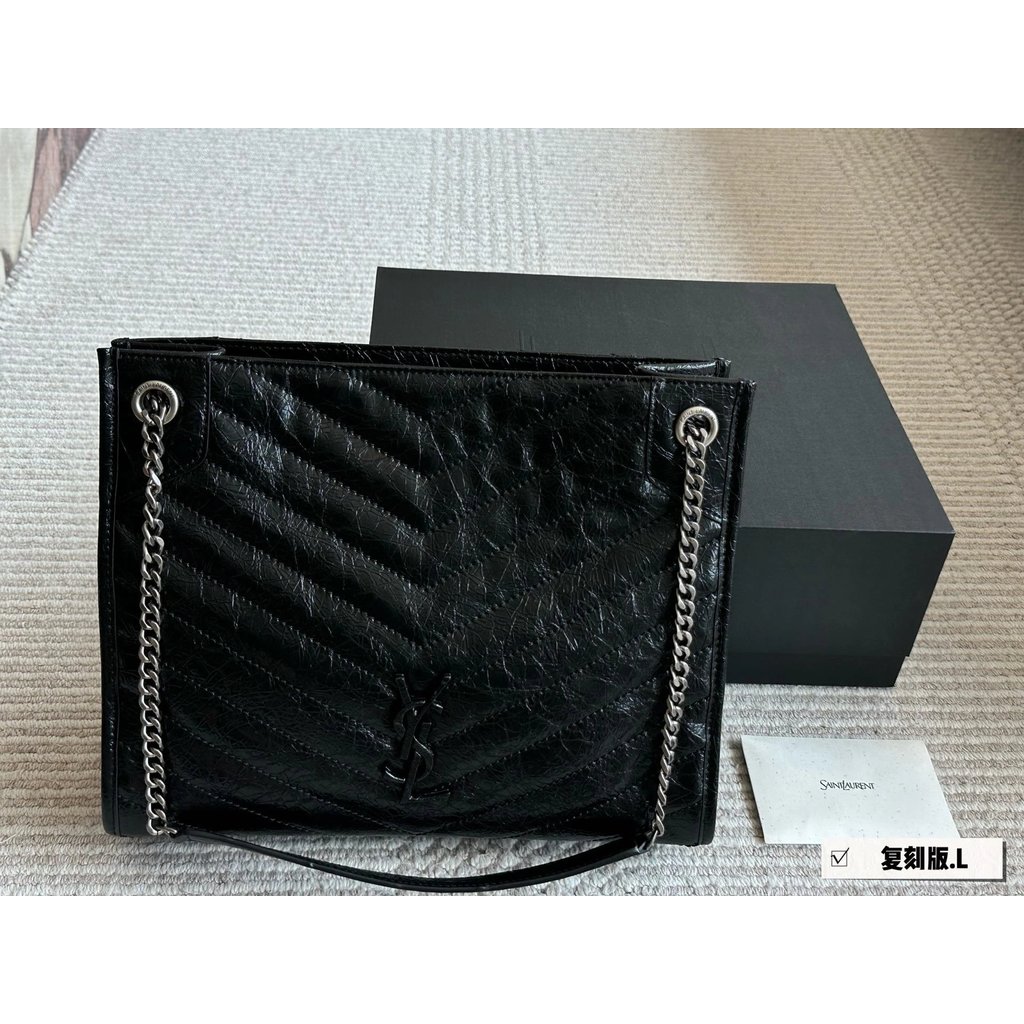 กระเป๋าสะพายข้าง YSL Niki ขนาดกลาง ดีไซน์หรู มีซีลแม่เหล็ก