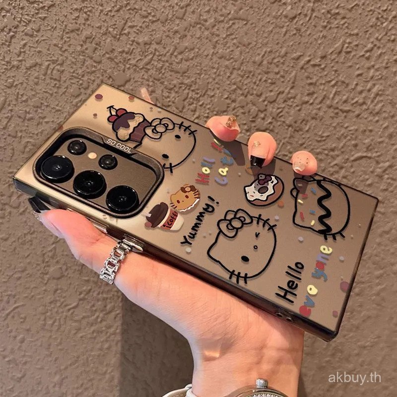 น่ารักขนมหวานแมวการ์ตูนแฟชั่นเคสโทรศัพท์เหมาะสําหรับSamsung A24 A25 A55 A35 S22 S23 S24 S25 ULTRA S2
