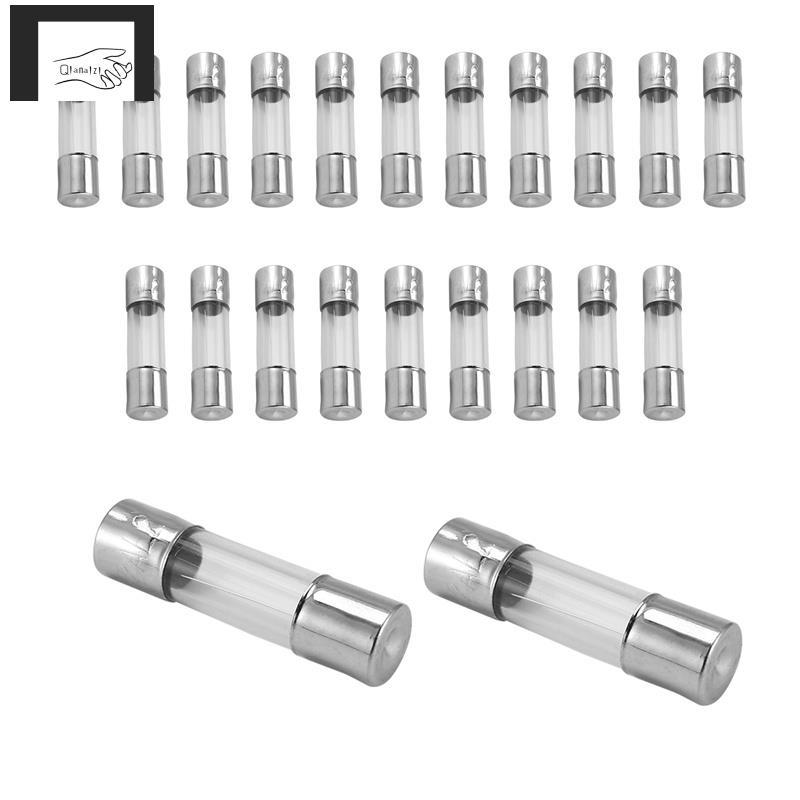 [qianaizi]20 x 250 V 2A F2AL Quick F link ฟิวส์หลอดแก้ว 5 มม. x 20 มม.