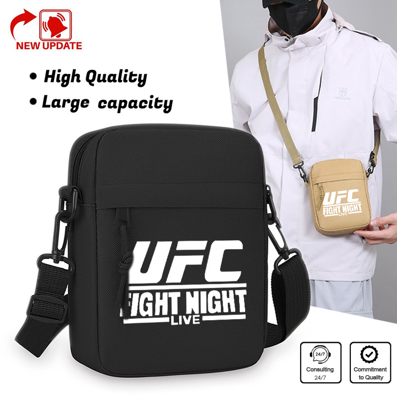 ขายร้อน Fight Night Live กระเป๋าสะพายข้าง Unisex สลิงกระเป๋าสะพายเล็ก, การออกแบบเหตุการณ์กันน้ําความ