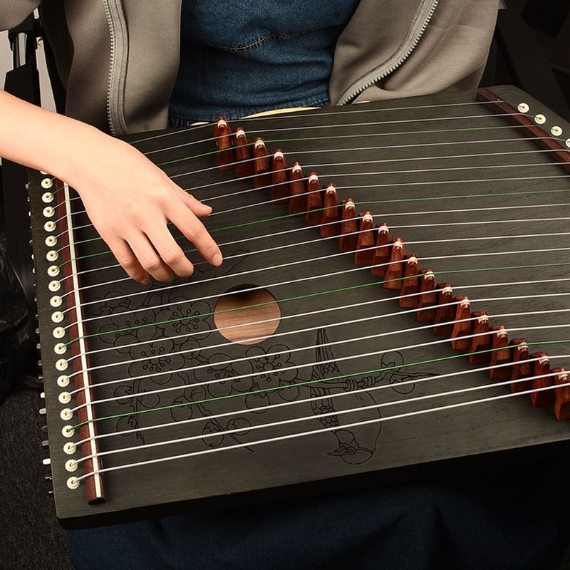 Guzheng Finger Training Device Beginner 21 String Finger Practice Handy Tool Mini เครื่องดนตรีขนาดเล