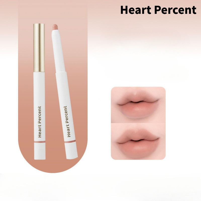 Heart Percent Lip Liner ง่ายต่อการสีไม่ง่ายที่จะจางหายตกแต่งริมฝีปากสบาย Multi-Functional Lip Liner Lip Makeup