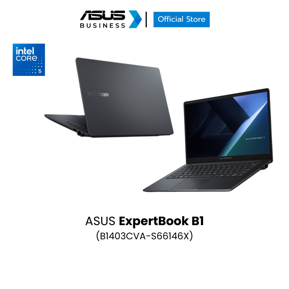 ASUS ExpertBook B1 (B1403CVA-S66146X) 14" FHD (1920x1080), Intel® Core™ 5 120U, 16GB, 1TB SSD, Win11