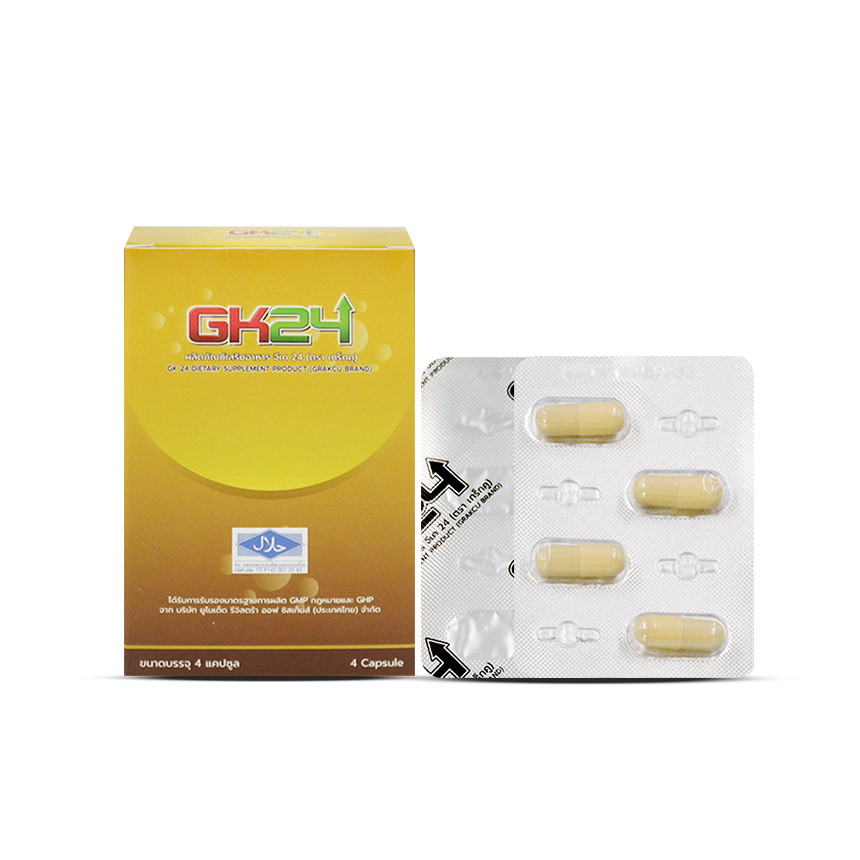 GK 24 (ตรา เกร็กคู) กล่อง 4 แคปซูล