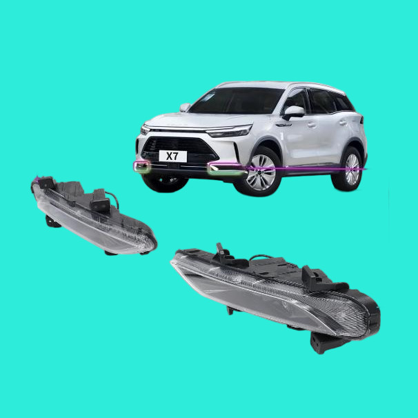 BAIC Beijing X7phev X7 กันชนหน้า LED ไฟตัดหมอกชุดไฟวิ่งกลางวันใหม่สําหรับการขับขี่ที่ดีขึ้น V