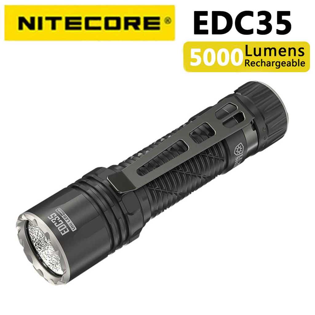 NITECORE EDC35 ไฟฉาย 5000 ลู멘 ชาร์จได้สะดวก