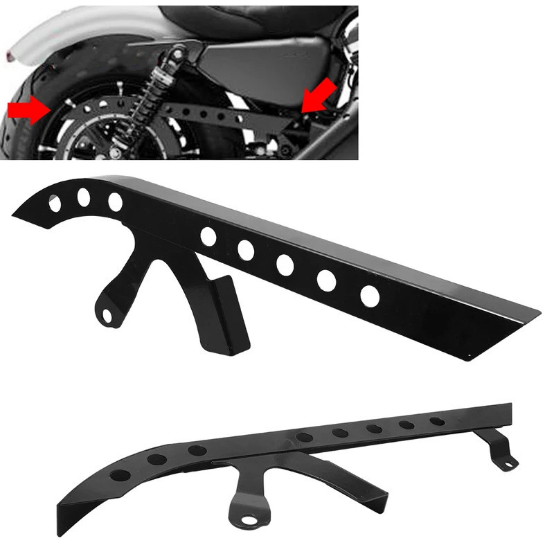 รถจักรยานยนต์สีดําด้านหลังรอกยามไดรฟ์รอกสําหรับ 2004-2018 Harley Sportster XL 883 1200 XL883 72 Supe