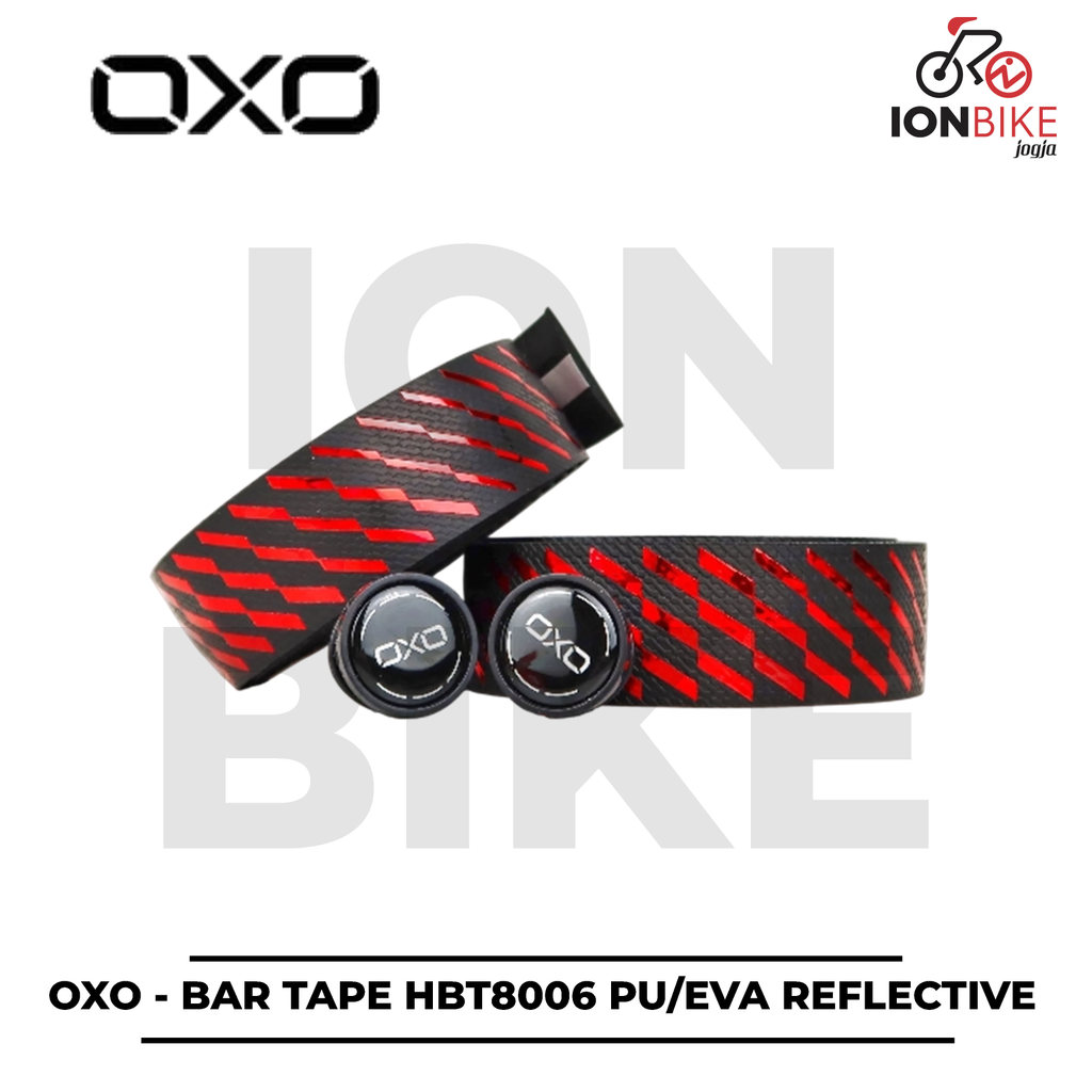 Bartape OXO HBT8006 GEL EVA REFLECTIVE - เทปบาร์ HBT-8006 3.2 มม. Soft Road Bike Fixie Dropbar Handl