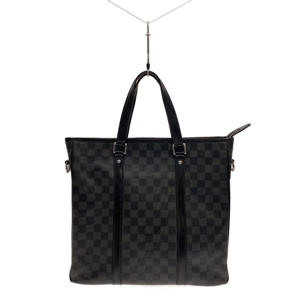 LOUIS Vuitton Tote Bag Purse Tadao PMNM_Damier Graphite pvc BLK Direct from Japan Secondhand