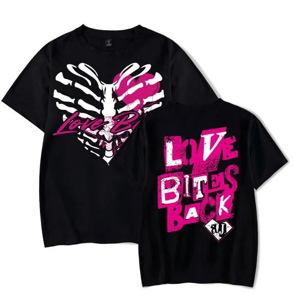 AJ Lee Merch เสื้อยืด Streetwear ผู้หญิงผู้ชาย Crewneck Tee แขนสั้นสําหรับแฟนๆ Gusti และรองรับ