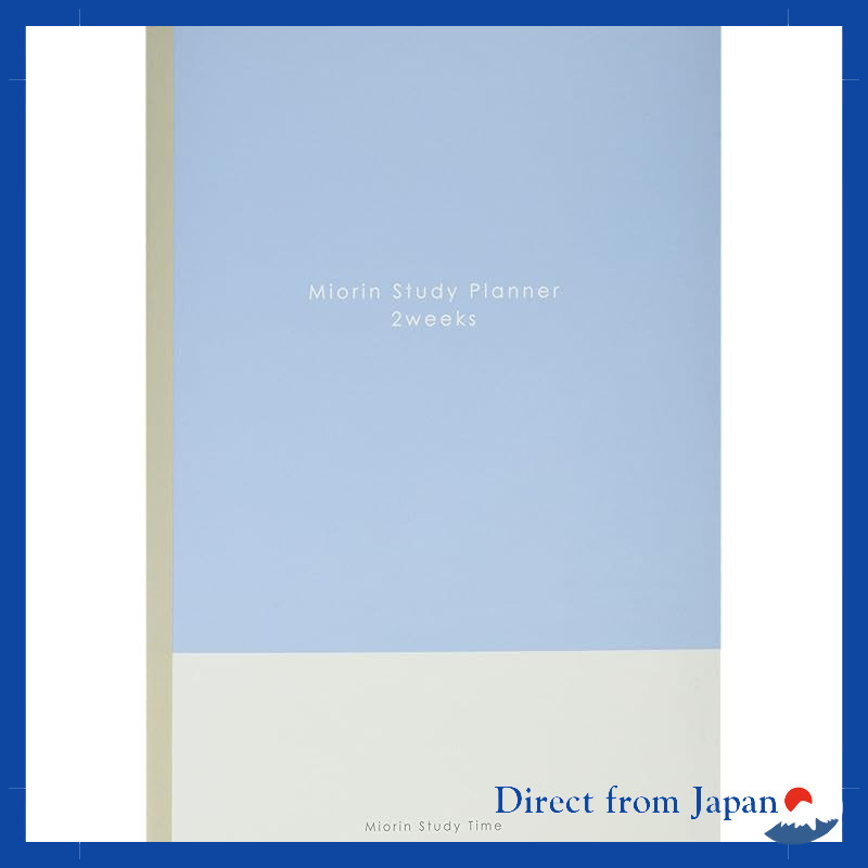 Sun-Star Stationery Study Plan Notebook B5 2 Weeks Miorin Blue S2638550