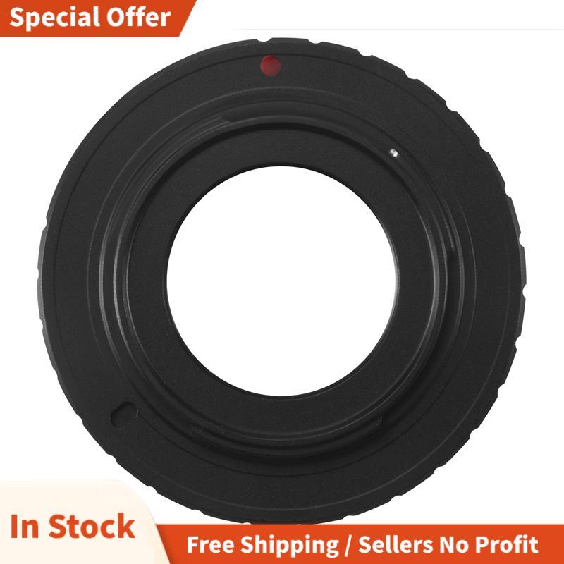 สีดํา 16 มม.C-Mount Cine เลนส์ภาพยนตร์สําหรับ 1 Mount J1 V1 J2 V2 J3 V3 J4 กล้องเลนส์อะแดปเตอร์แหวน 