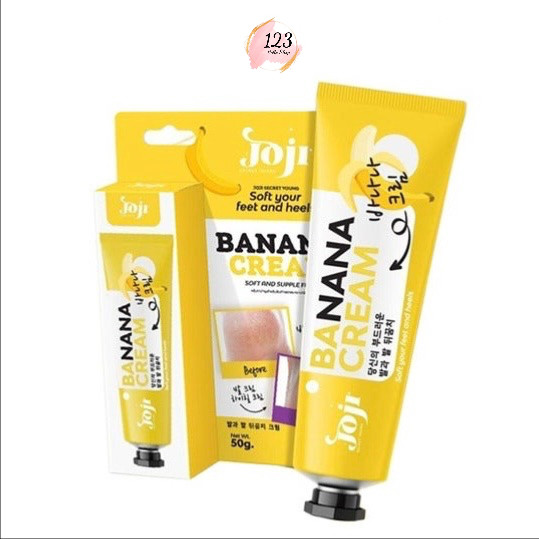 JOJI Soft Your Feet And Heels Banana Cream 50g ครีมส้นเท้าแตก สำหรับใครที่มีปัญหาสันเท้า แห้งกร้านจน มีรอยแตก ✨