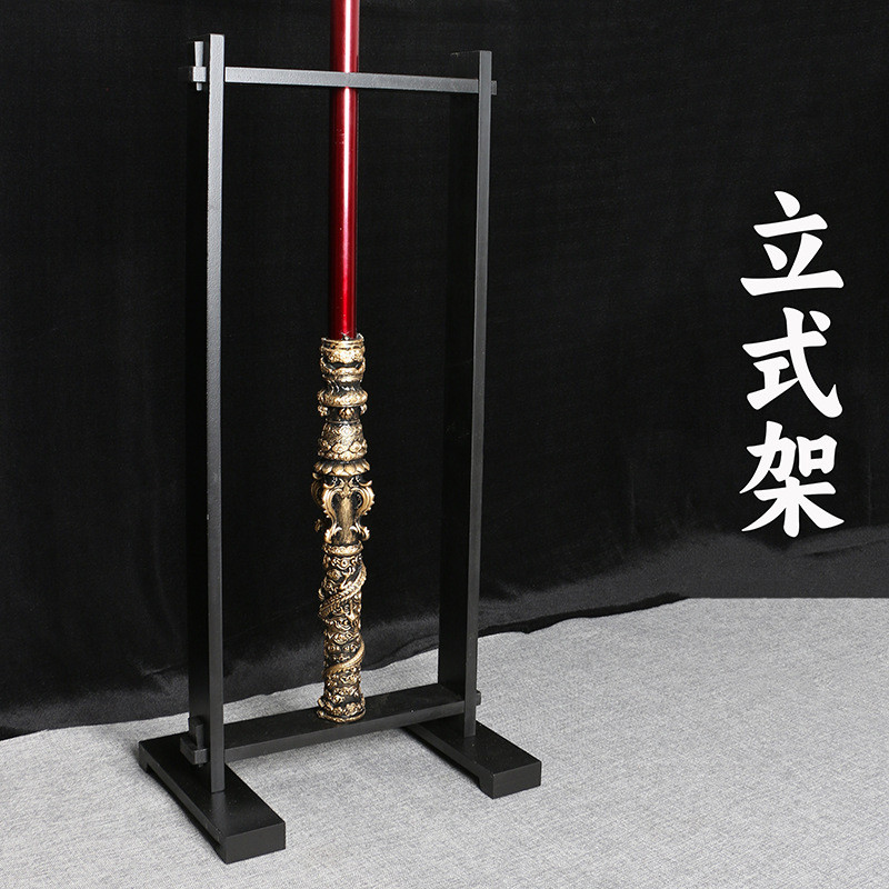 [Pre Order]  ฐานวางไม้กระบองทอง (Ruyi Jingu Bang) ของ Black Goku ขนาด 1:1 ขาตั้งตรง อุปกรณ์วางดาบ,หอ
