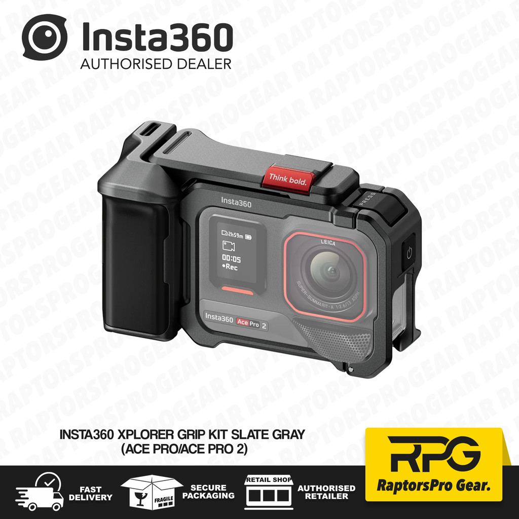 Insta360 Xplorer Grip Kit Explorer Tilta Handle Street การถ่ายภาพสําหรับ Insta360 Ace Pro/Ace Pro 2