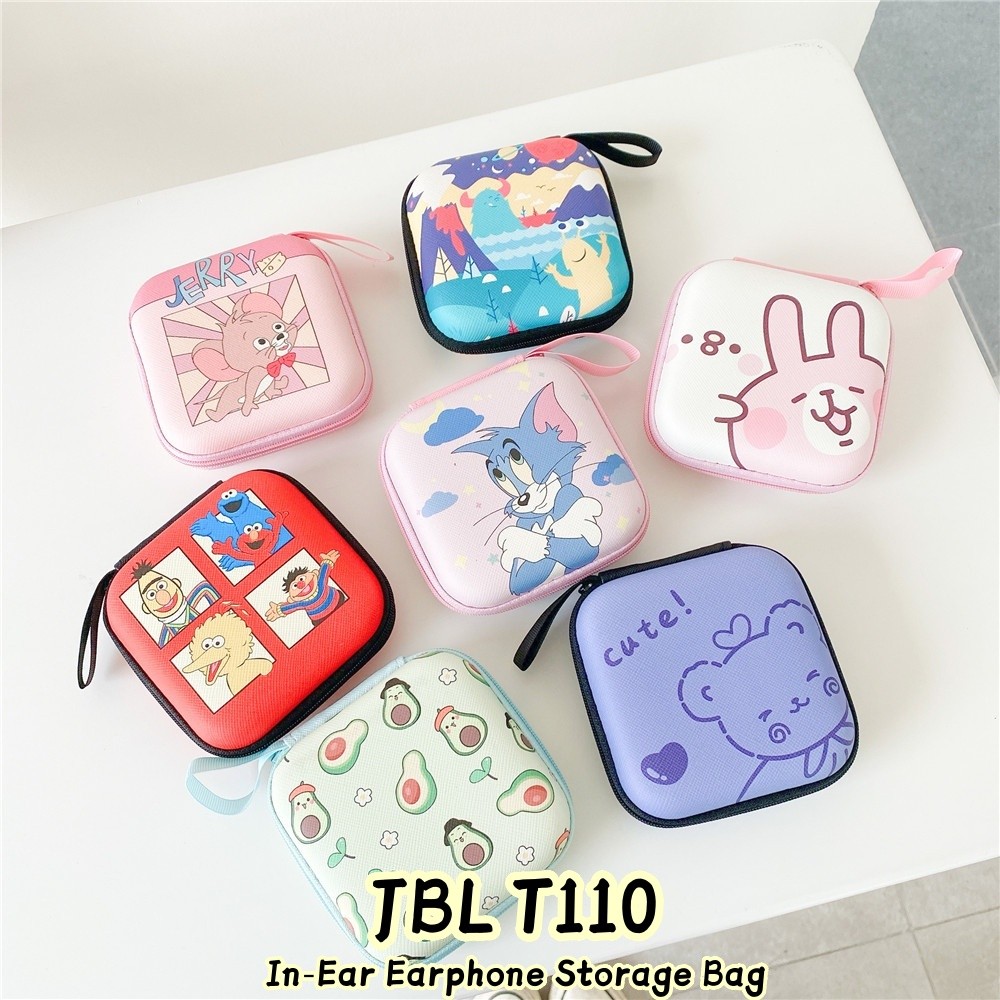 หูฟัง JBL T110 แบบใส่ในหู พกพาสะดวก พร้อมถุงเก็บ