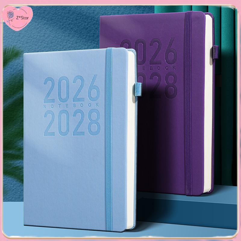 Z*Star ปฏิทินวางแผนรายเดือน 3 ปี 2026-2028-January To Dce Diary Writing Minimalist Design Note Book 