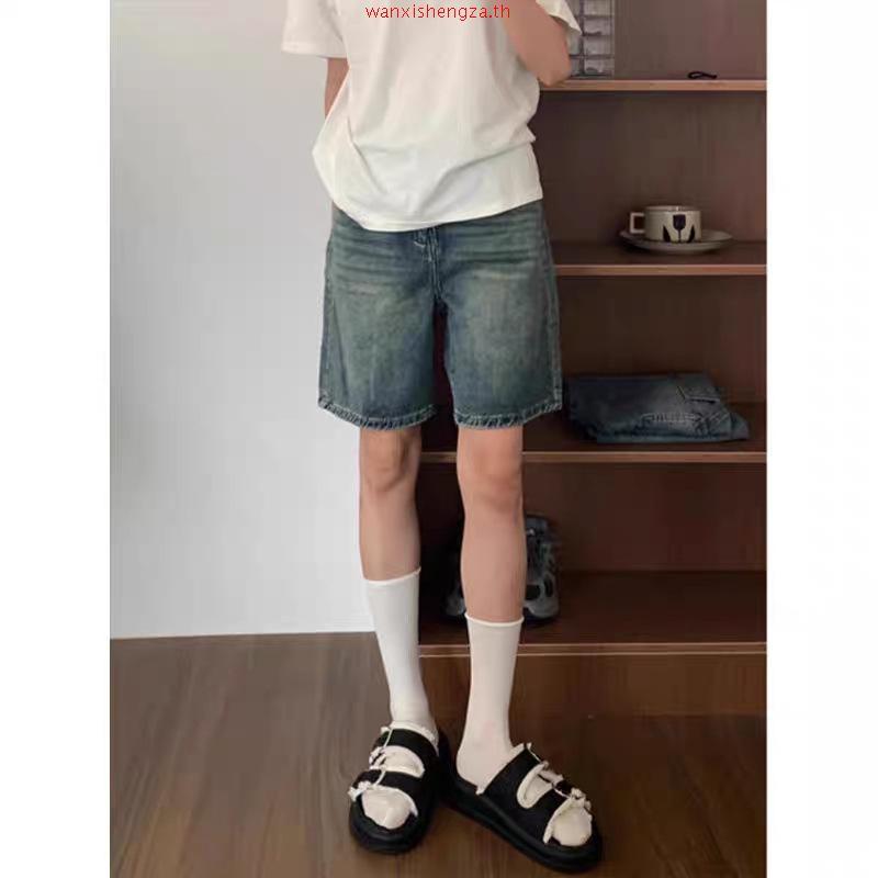 Proudly.bkk กางเกงยีนส์5ส่วน Smile jeans