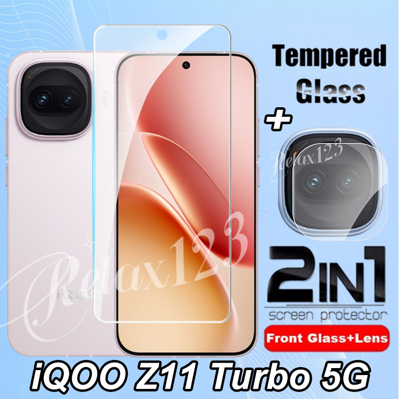 สําหรับ iQOO Z11 Turbo 5G Full Screen Protector กระจกนิรภัย HD Clear Film Protector ฟิล์มเลนส์