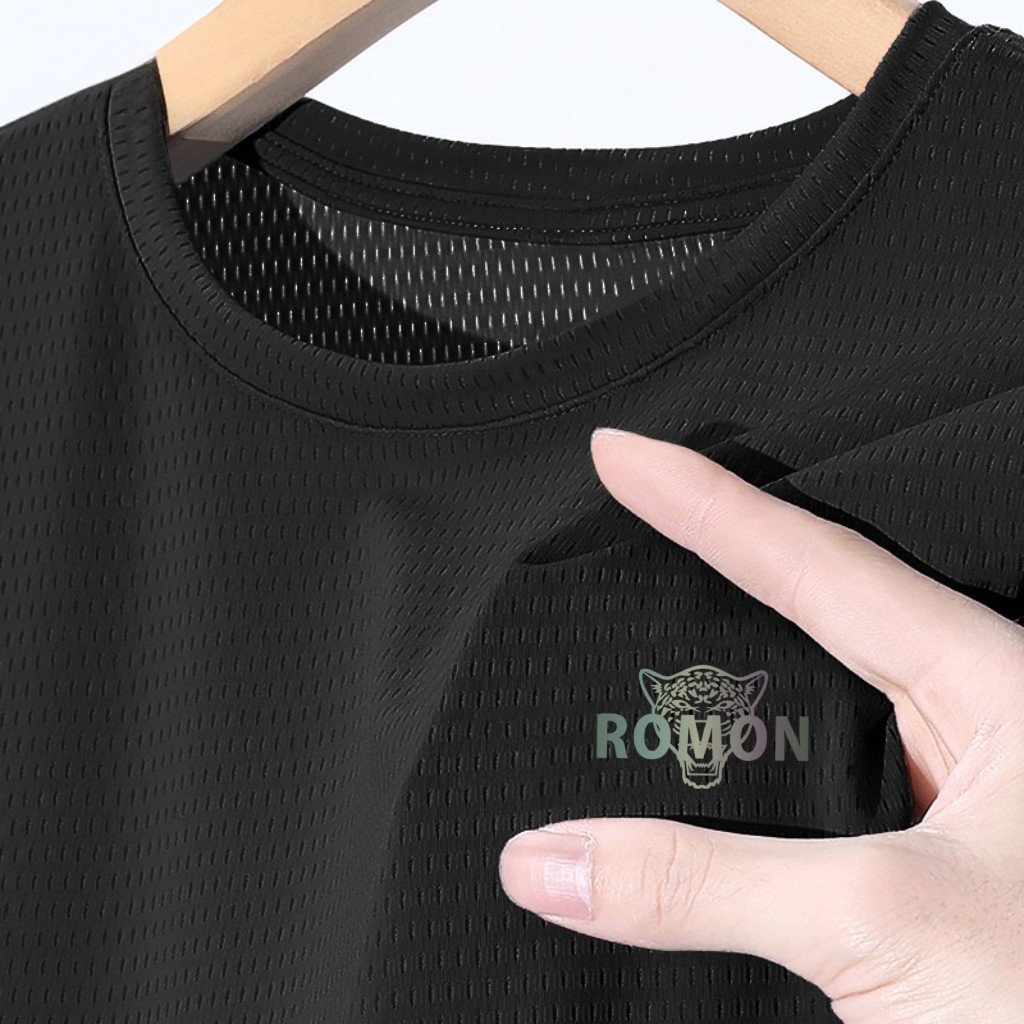 HYPNOS 3321-TG เสื้อกีฬาคอกลมสีพื้น เสื้อยืดคอกลม ผ้านกตา แห้งเร็ว ระบายอากาศดี นุ่มสบาย ผู้ชายผู้หญิง