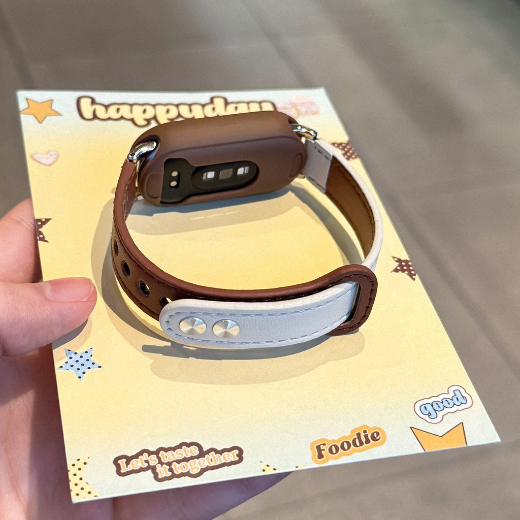 สายรัดแบบห่วงหนัง แบนด์และสายข้อมือสำหรับเปลี่ยนละเอียด for Xiaomi Mi Band 10 9 8 NFC for Miband 10 9 8 - รูปที่ 6