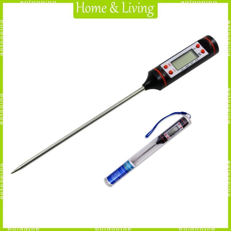 AOTOO Digital Probe เครื่องวัดอุณหภูมิเครื่องวัดอุณหภูมิน้ํามันเครื่องวัดอุณหภูมิบาร์บีคิว