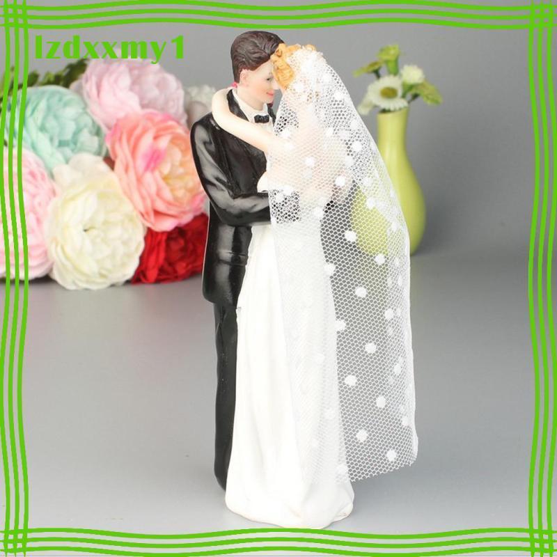 [Kiddy] เค้กแต่งงานตลก Topper เจ้าสาวและเจ้าบ่าวตุ๊กตาอารมณ์ขัน 6 x 5 x 17 ซม. / 2.36 x 1. 6.69นิ้ว